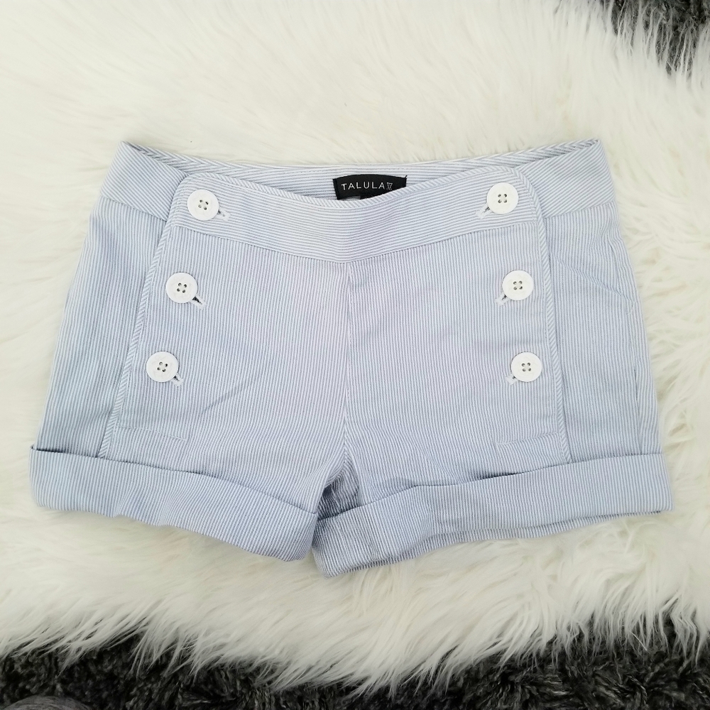 Talula sailor shorts, small stripes, OO, BNWOT